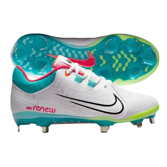 Nike Hyperdiamond 4 Pro Women's Size 12 Softball Cleats CZ5920-107 New - Picture 8 of 11